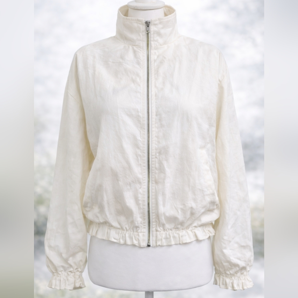 Urban Revivo Zip Up Jacket Lightweight Casual Minimalist NWT